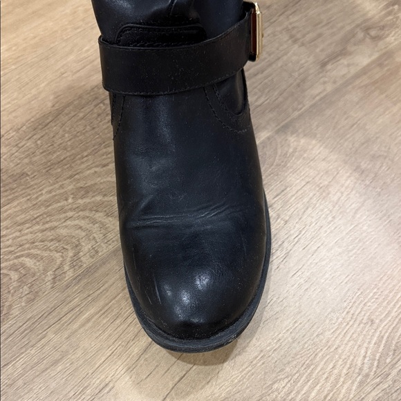 Steve Madden Black Lace Up Boots - Picture 5 of 7